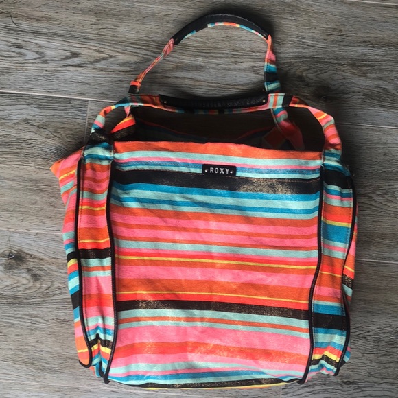 Roxy Handbags - Roxy Colorful Striped Tote Bag